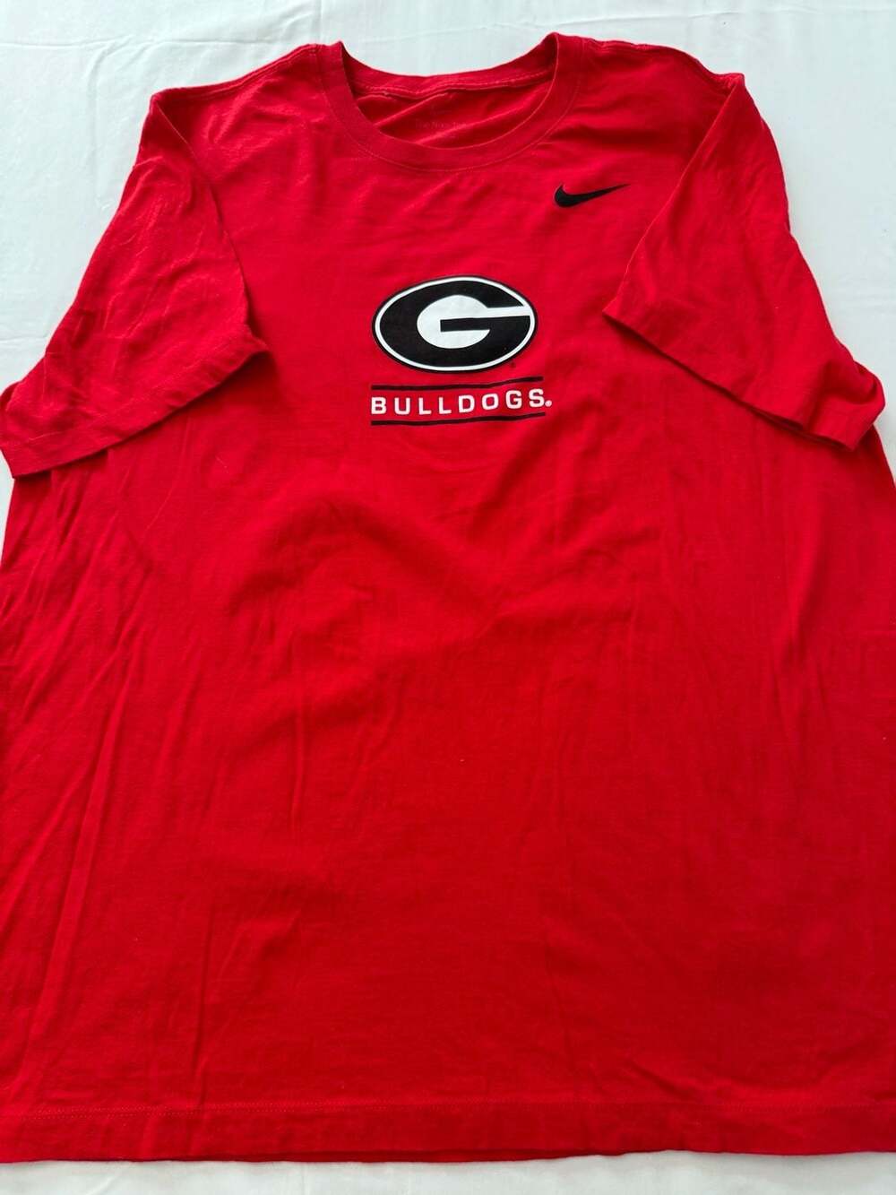 Nike University of Georgia Bulldogs T-Shirt Red Size XL